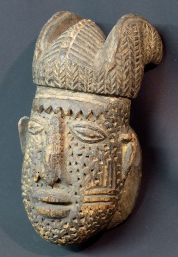 Art africain masque cimier - africain,