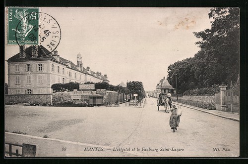 Cpa mantes hopital et le - cpa, l´hopital