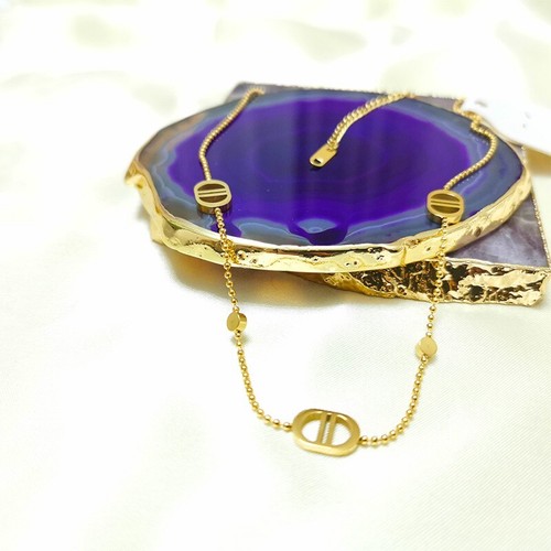 Collier doré plaqué or - plaqué,