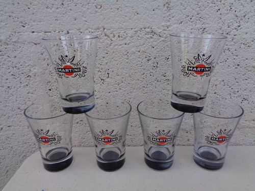 Verres martini série - verres,
