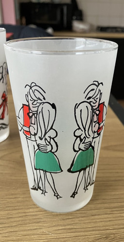 Cabu verre signé - verre,