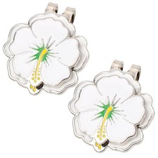 2pcs Marqueur Balle Golf Clip