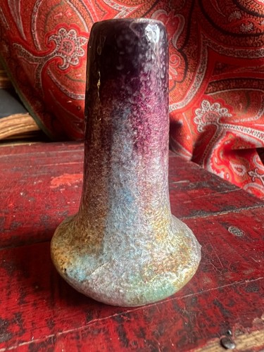 Vase soliflore cuivre émaille - vase,