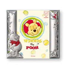 Cadre Rose 17189 Cm.13x18 Walt Disney Agréé Winnie Des Pooh Argent 925%