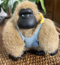 Applause Magical Mini Murphy Gorilla Plush 4” Brown Blue Banana Earring 1987 Vtg