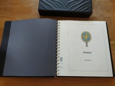 Album timbre Lindner noir avec étui Années 2002 à 2004 Bon état complet