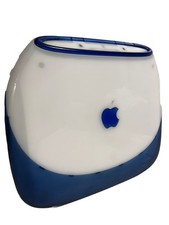 Vintage Japanese Apple iBook G3 Clamshell Indigo / Blue 366 MHz 192 MB RAM 9 GB