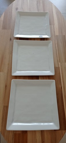 Lot assiettes carrées - de, 3