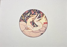 Erotic art print G. Wegener - lesbian art of making love - 1920 vagina sadomaso