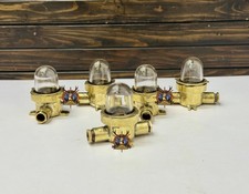 Lampe cloisonnée marine en