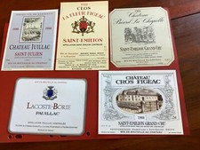 20 ETIQUETTES DE GRANDS VINS