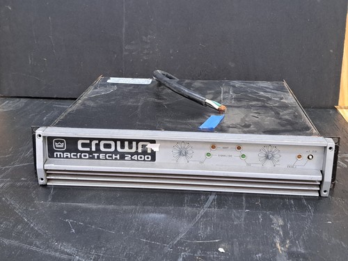 Crown macro tech 2400 - macro-tech,