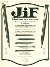 Puybelle Magazine Antique Jif Mine Holder Advertising Great for Gift