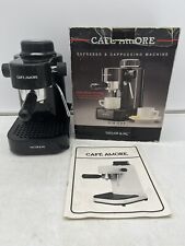 CAFE AMORE Espresso & Cappuccino Machine Dual Valve System 6 Cups Maker Frother