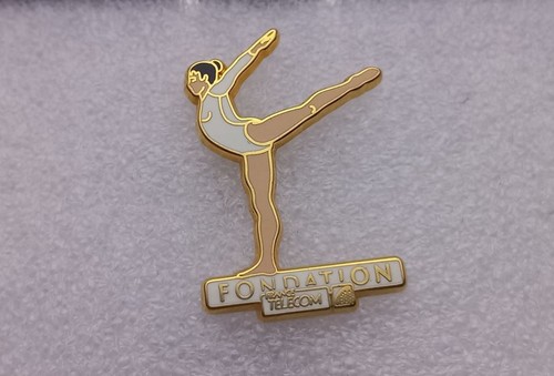 Ed174 pin gymnastique france - pin's,