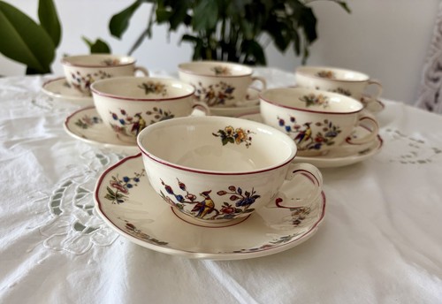 Lot tasses sous - et,