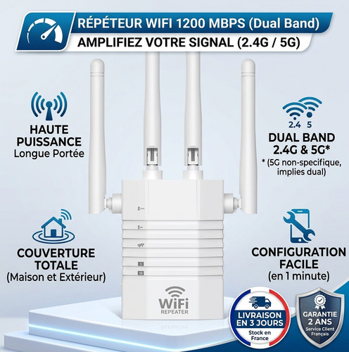 Repeteur wifi amplificateur - repeteur,