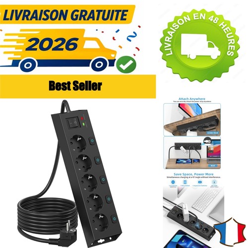 Multiprise prises avec - multiprise,