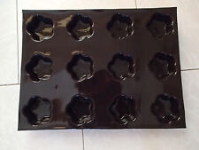 PLAQUE EMPREINTE 12 FLEURS DE