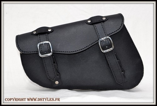 Sacoche latérale cuir - sacoche,