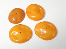 Lot perles ambre marocaines