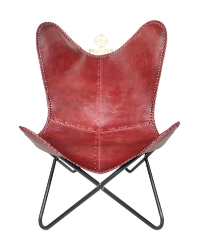 Chaise papillon cuir - chaise, en