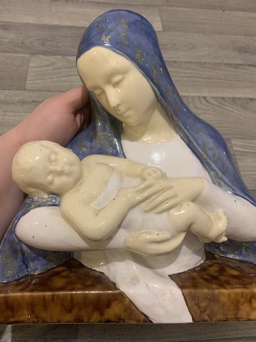 Ancienne statuette vierge - ancienne,