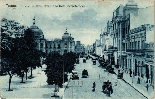 Cpa argentina tucuman calle - cpa,
