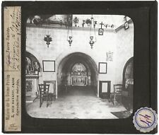 Eglise de la Flagellation, photo ancienne plaque de verre, positif 8,5x10 cm