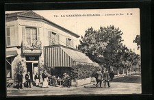 Old postcard La Varenne-St-Hilaire, L ́Avenue du Bac 