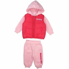 Ensemble bébé fille Lee Cooper. Couleur rose. Cadeau pour bébé de 3 à 24