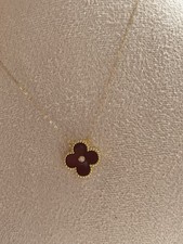 collier or 18 carats Fleurs