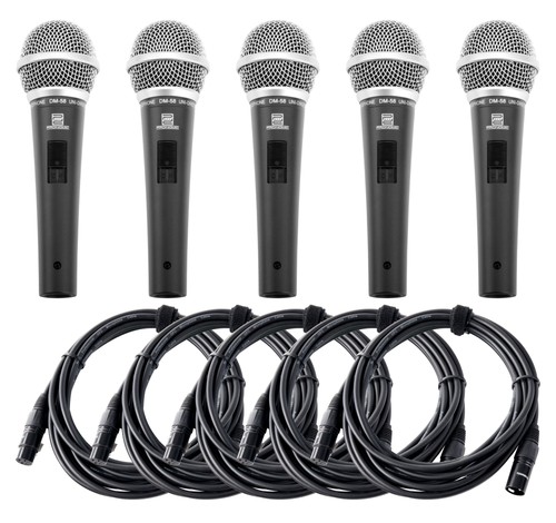 Set microphone dj pa - 5x,
