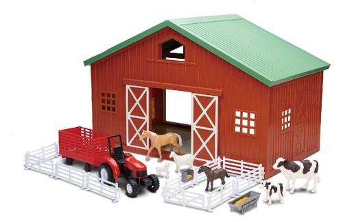 Newray barn with tractor - newray,