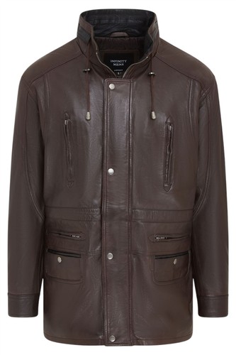 Veste parka daim - daim, souple