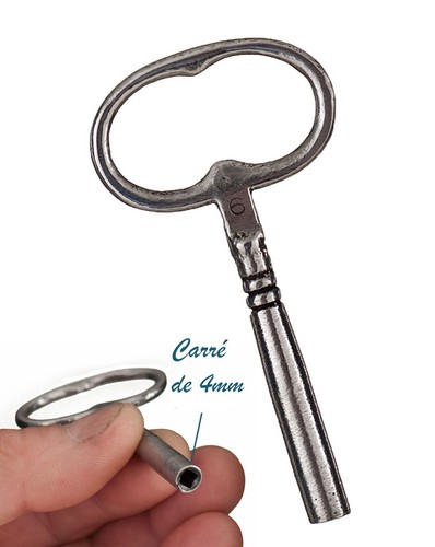 Ancienne clé pendule - clé,