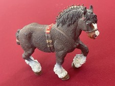 Vintage 1991 Safari Ltd China Clydesdale Black Draft Horse 933Z Figure 1:20