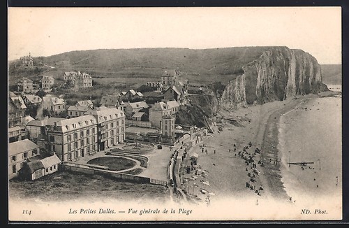 Cpa les petites dalles vue - petites,