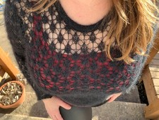 Fuzzy fluffy mohair crochet