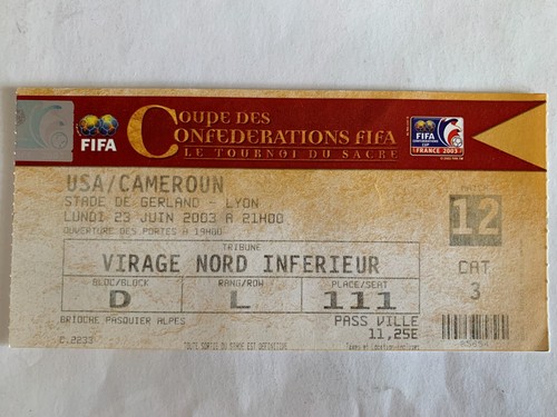 Ticket match coupe - match,