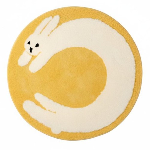 Tapis rond lapin - , cartoon
