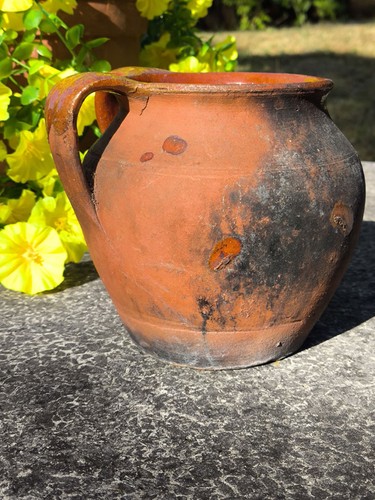 036déco pot terre ancien - pot,