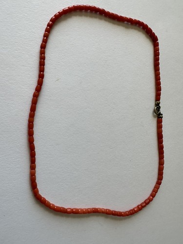 Collier corail rouge - collier,
