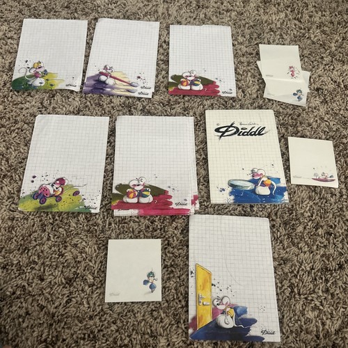 Diddl vintage lot notepad - diddl,