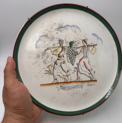 Assiette signée gio ponti - assiette,