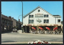 Old postcard Wellin, restaurant La Truite d ́Argent 
