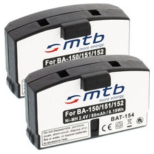 2x Batteries BA-150/151/152 BA150 BA151 BA152 pour Sennheiser HDI 380 RI 150 250