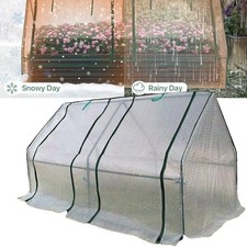 Mini serre verte maison surélevée lit de jardin PVC PE housse de protection é
