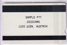 TEST CARTE CARD .. TURQUIE 100U PTT RARE ++ DIGICARD WHITE WIEN 1992 MAGNETIQUE