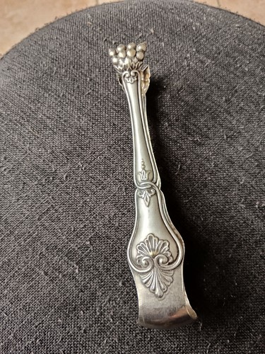 Pince sucre métal argenté - à,